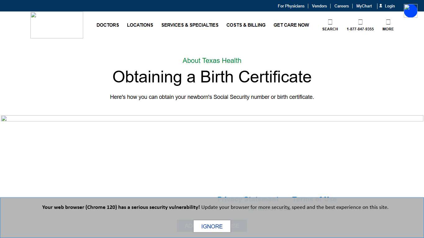 Obtain a Birth Certificate
